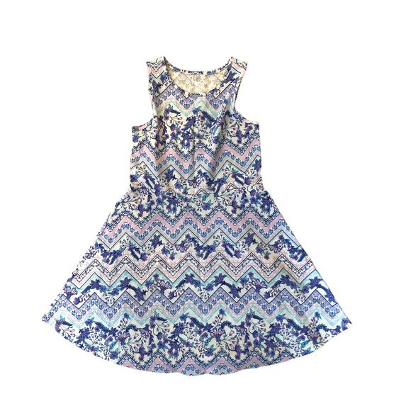 The Children’s Place Skater Tank Floral Dress Size M 7/8 NEW - Picture 1 of 4